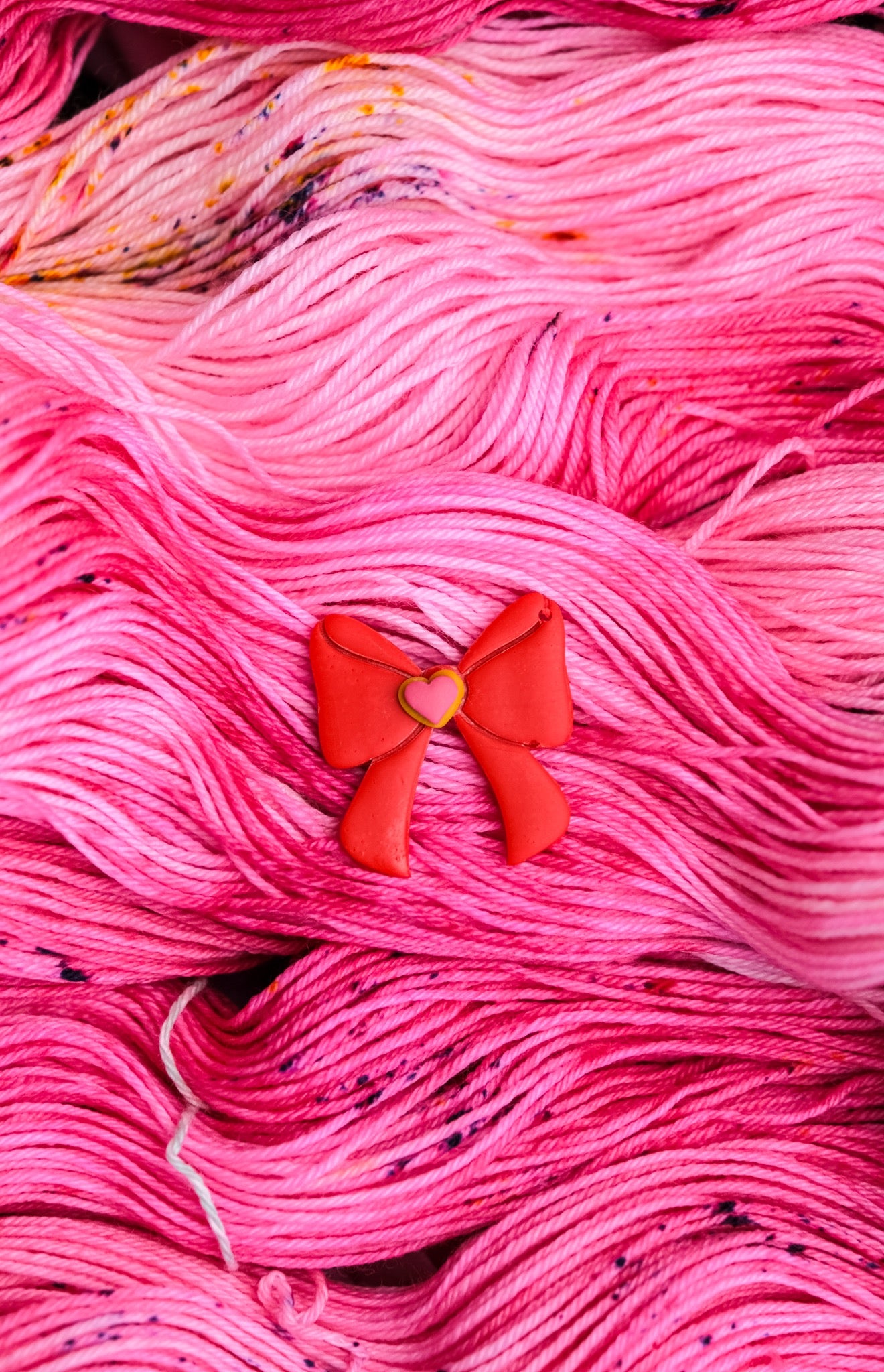 Chibi Moon Bow Stitch Marker