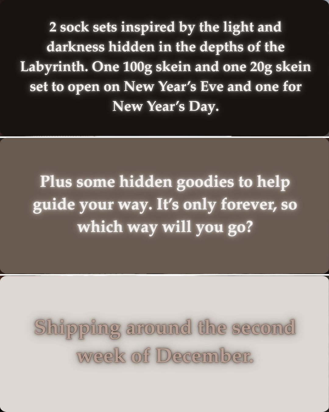 Labyrinth New Year's Advents