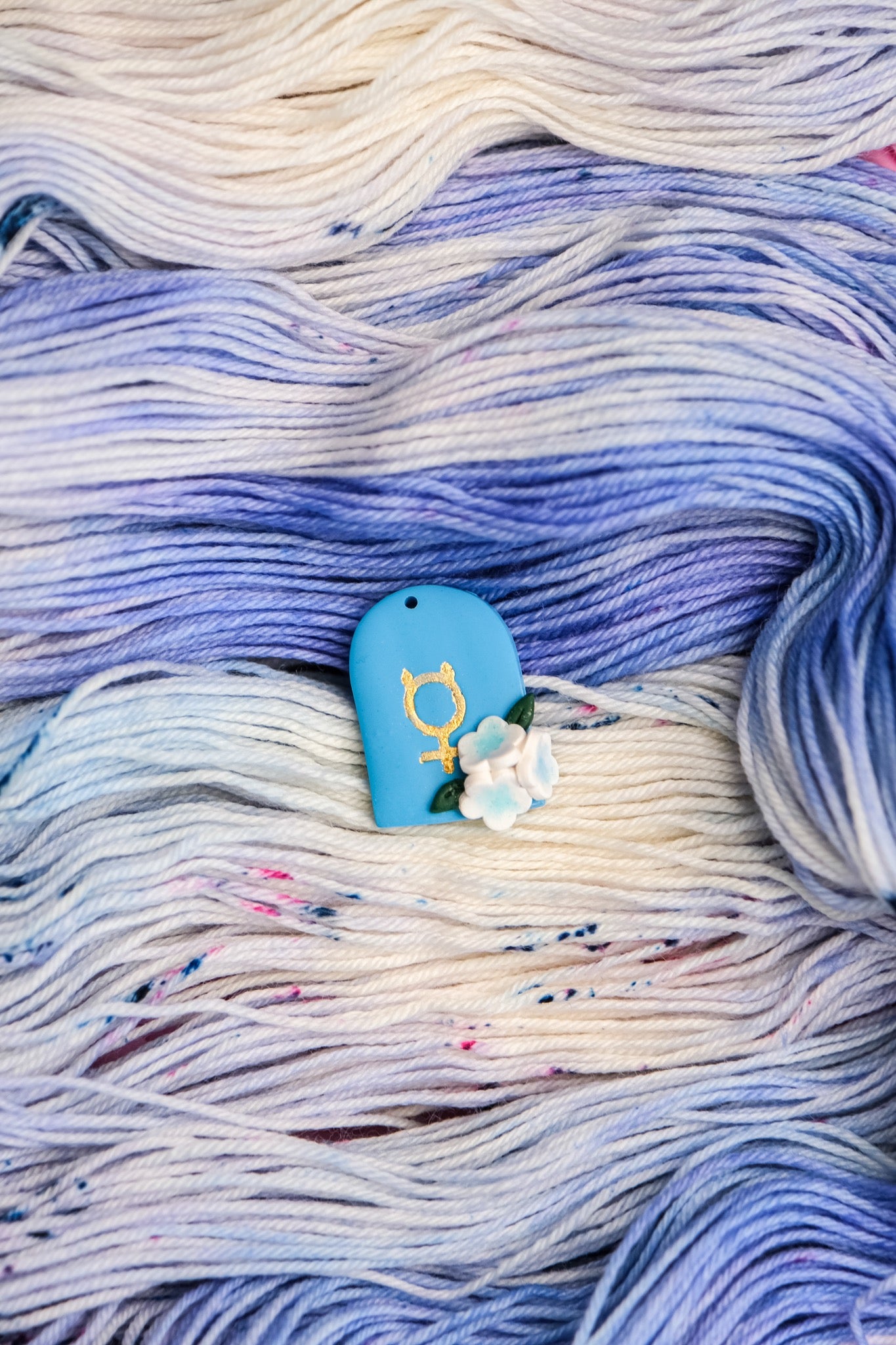 Mercury Flower Arch Stitch Marker