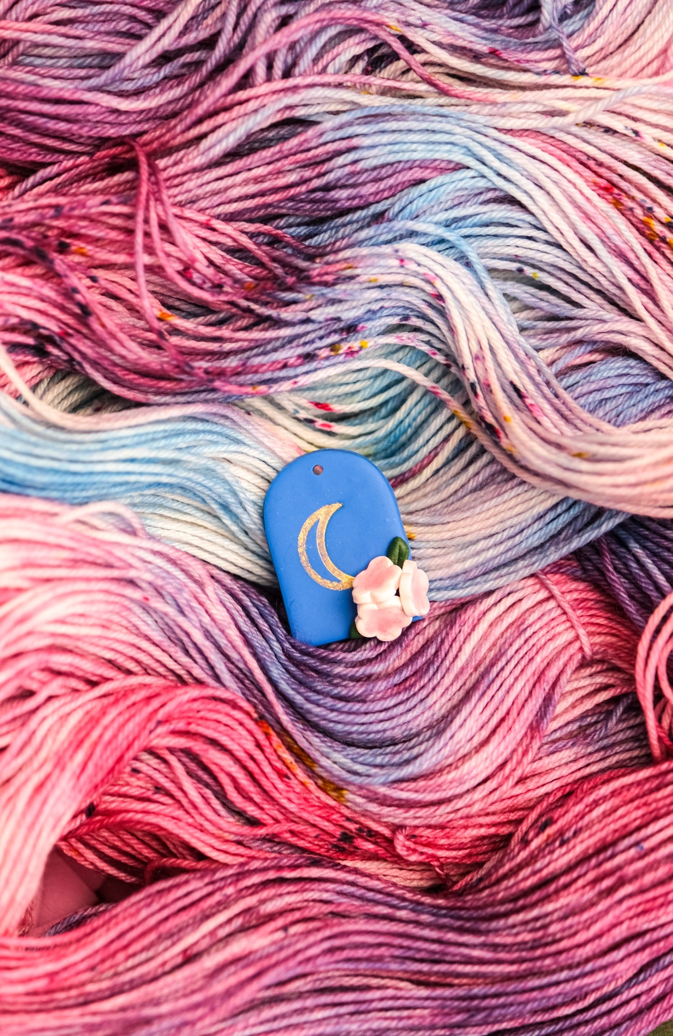 Moon Flower Arch Stitch Marker