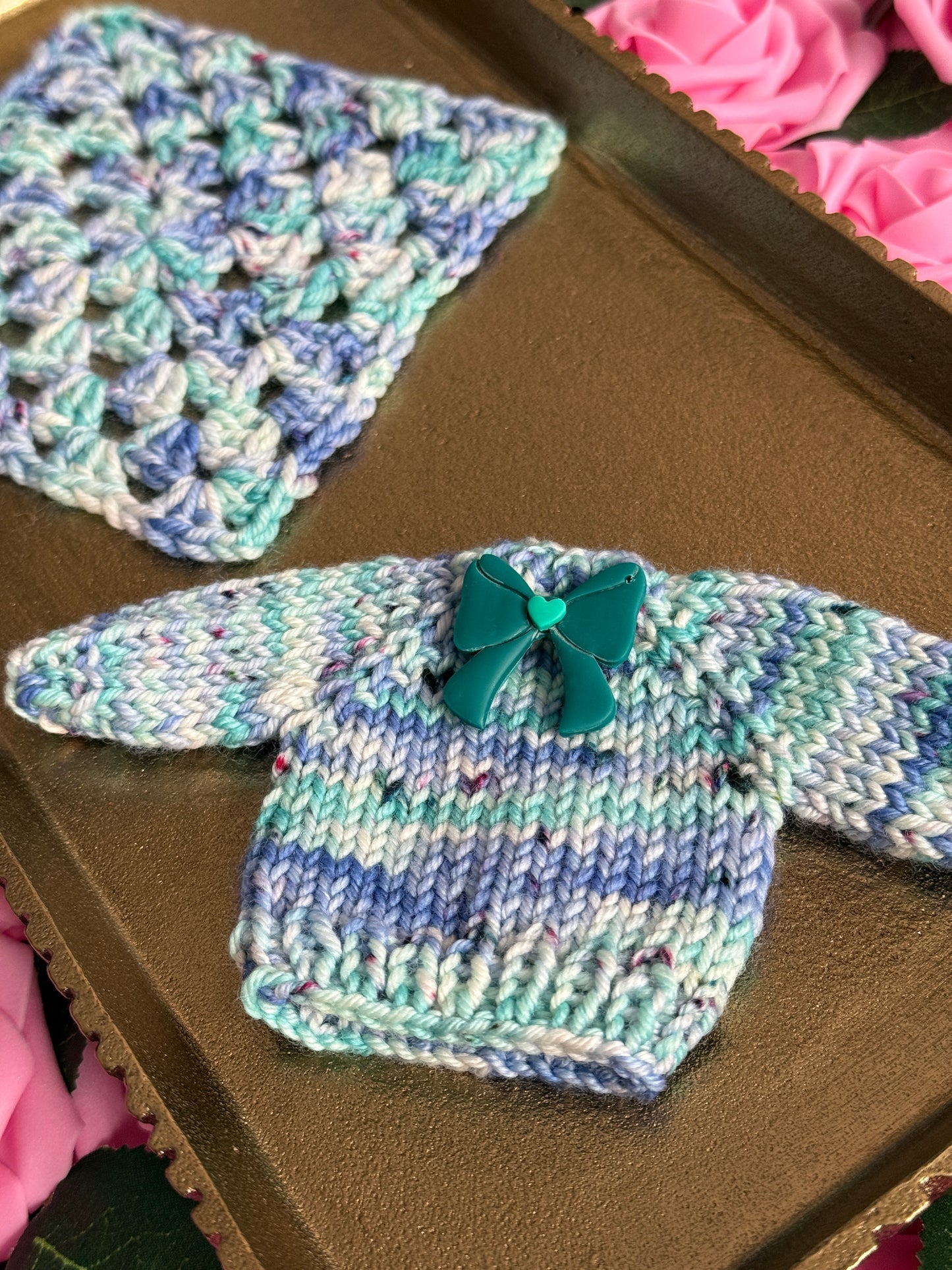 Neptune Bow Stitch Marker
