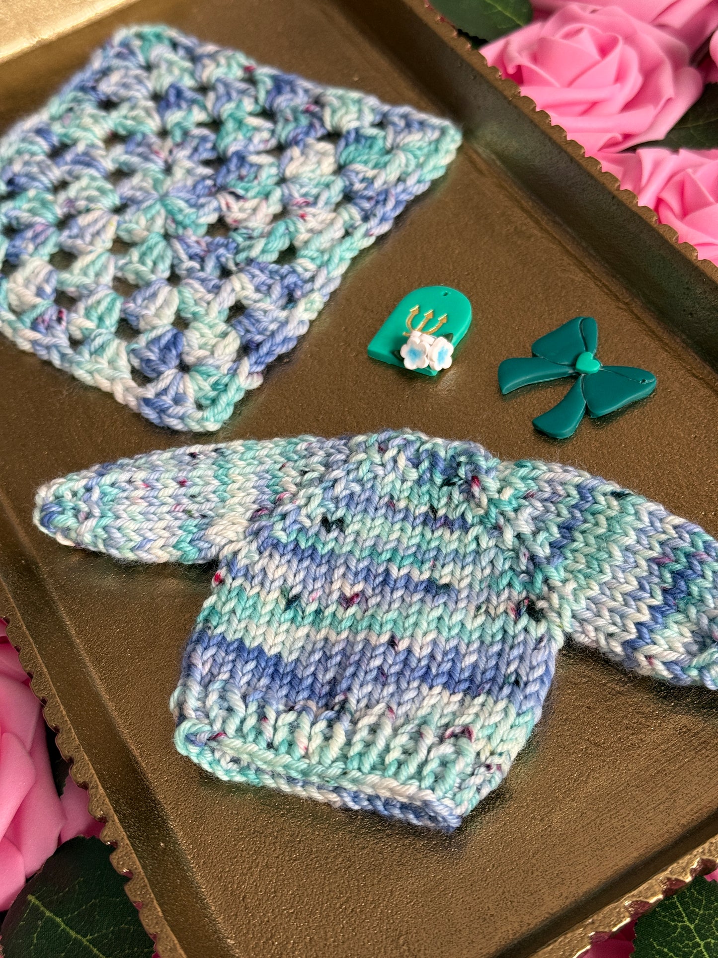 Neptune Bow Stitch Marker
