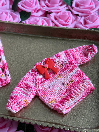 Chibi Moon Bow Stitch Marker