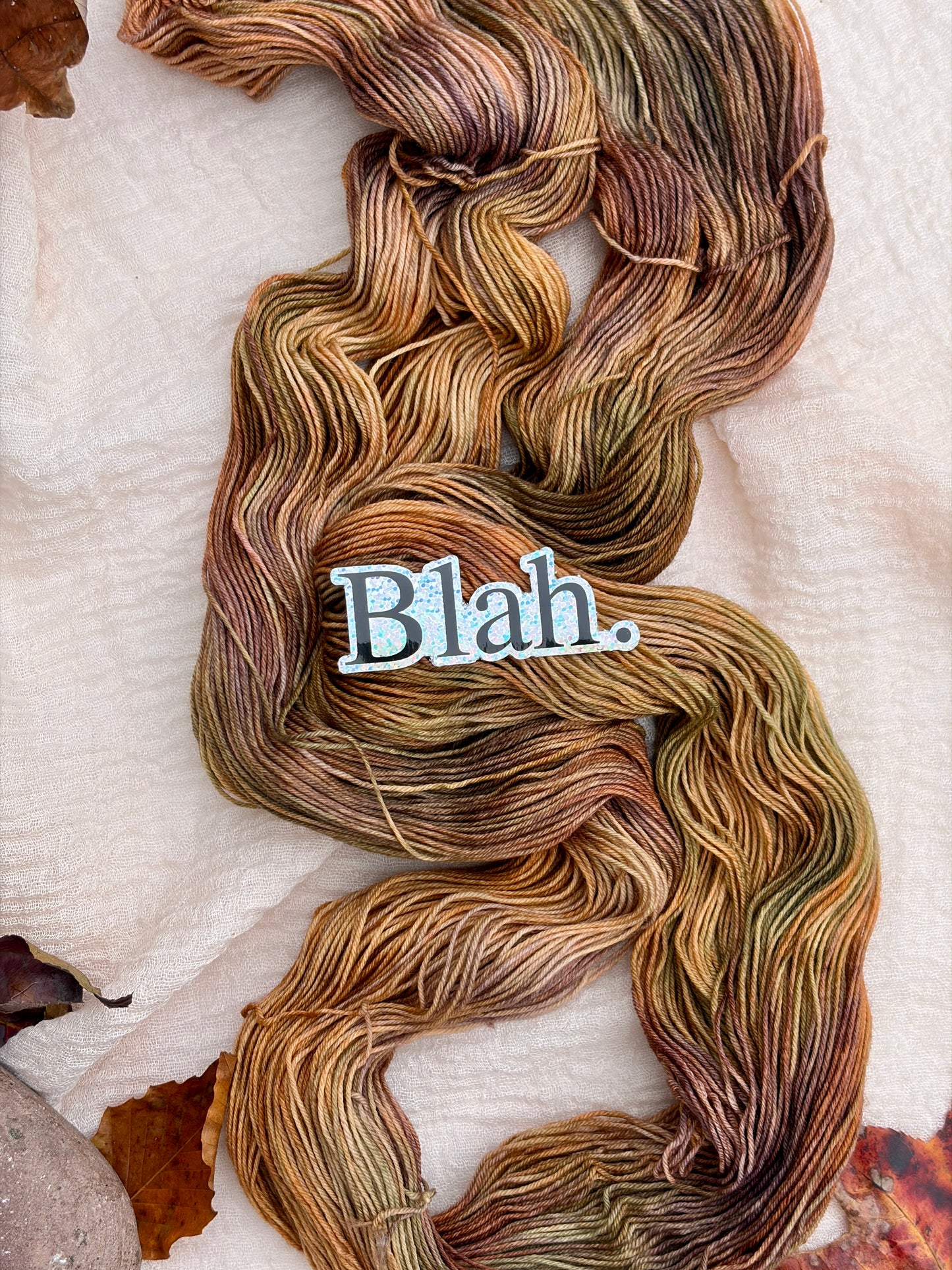 Glitter Blah Sticker