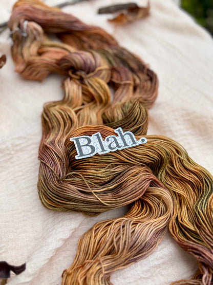 Glitter Blah Sticker